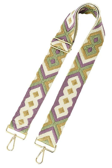 2 Inch Wide Aztec Tribal Pattern Guitar Strap - E2G World