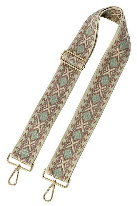 2 Inch Wide Aztec Tribal Pattern Guitar Strap - E2G World