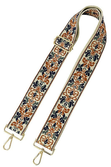 2 Inch Wide Aztec Tribal Pattern Guitar Strap - E2G World