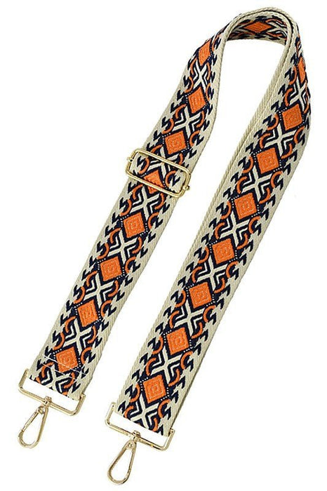 2 Inch Wide Aztec Tribal Pattern Guitar Strap - E2G World