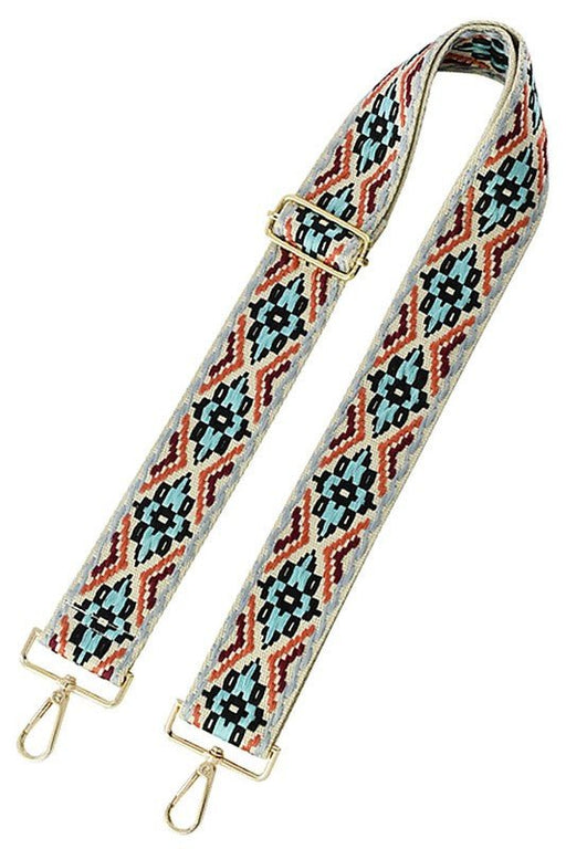 2 Inch Wide Aztec Tribal Pattern Guitar Strap - E2G World