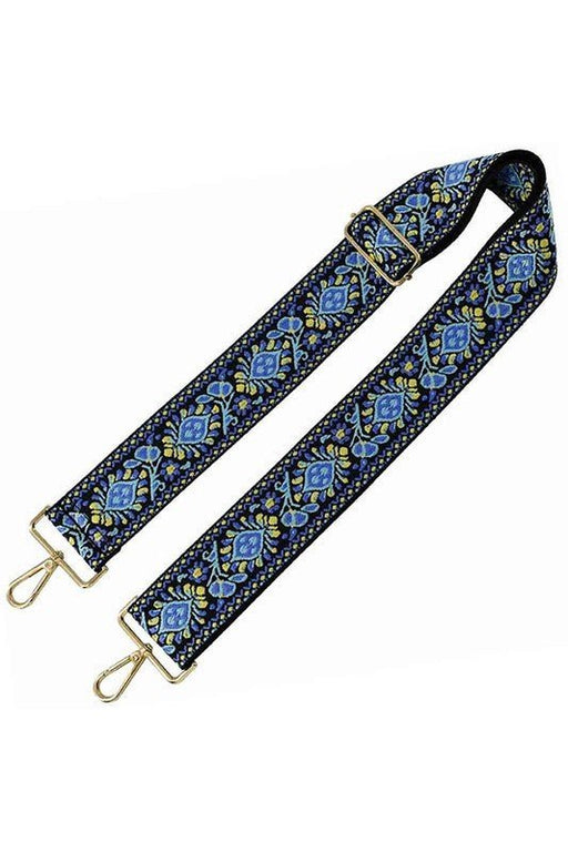 2 inch Wide Flower Tribal Pattern Guitar Strap - E2G World