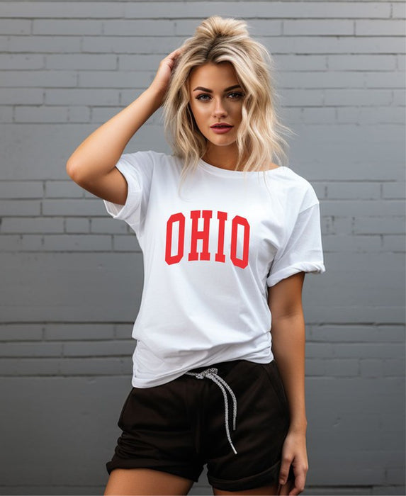 Ohio Red Varsity BC Short Sleeve Tee