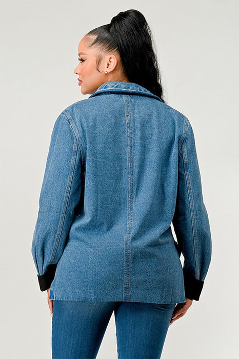 Athina Cute Denim Blazer