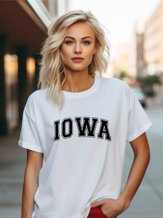 IOWA Varsity Boutique Style Tee