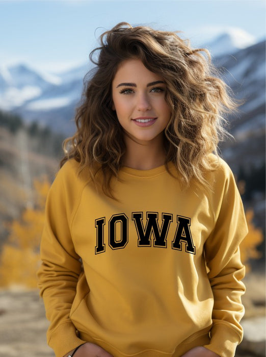 IOWA Varsity Premium Bella Canvas Sweatshirt