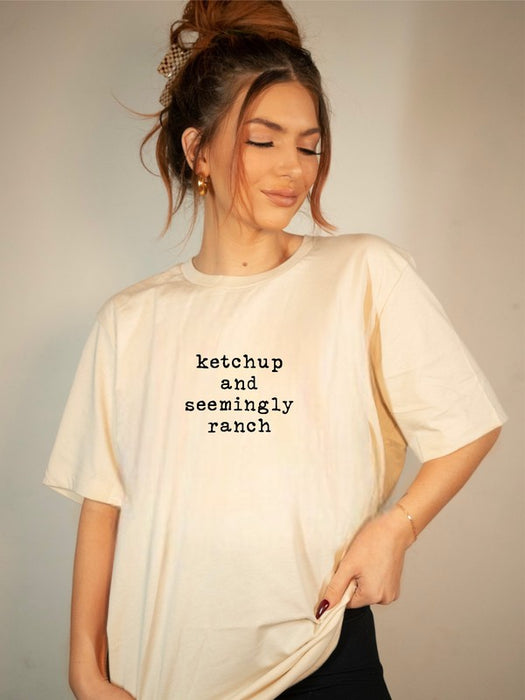 Ketchup with Seemingly Ranch Trending Graphic Tee