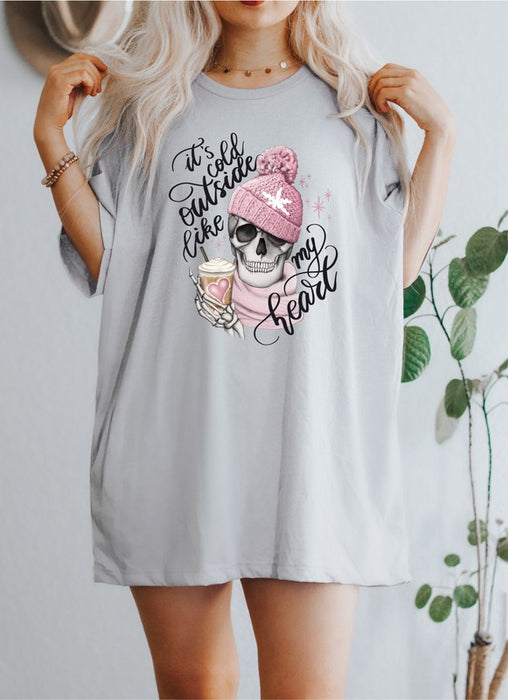 It's Cold Outside Like My Heart Graphic Tee