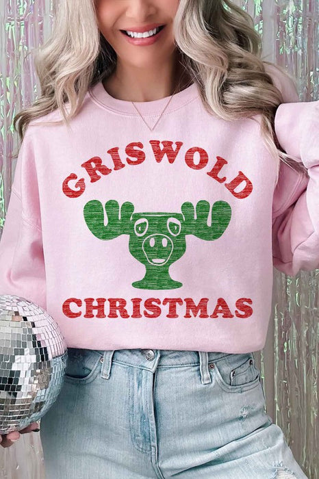 CHRISTMAS OVERSIZED GRAPHIC SWEATSHIRT