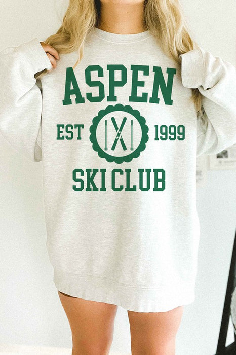 ASPEN SKI CLUB OVERSIZED SWEATSHIRT