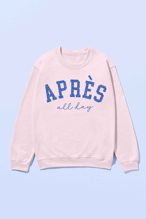 APRES SKI ALL DAY OVERSIZED SWEATSHIRT