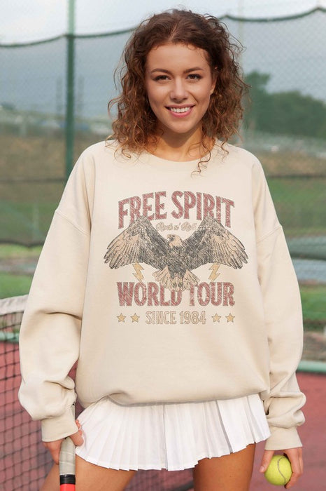 FREE SPIRIT WORLD TOUR OVERSIZED SWEATSHIRT