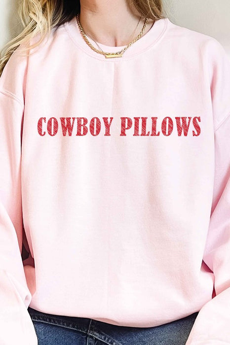 COWBOY PILLOWS OVERSIZED SWEATSHIRT