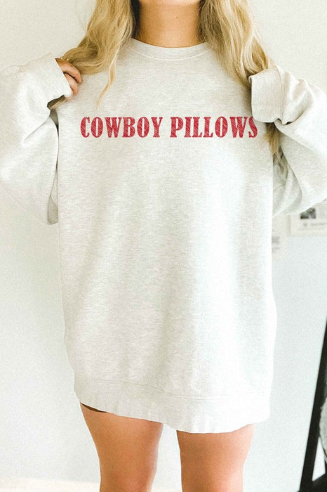 COWBOY PILLOWS OVERSIZED SWEATSHIRT