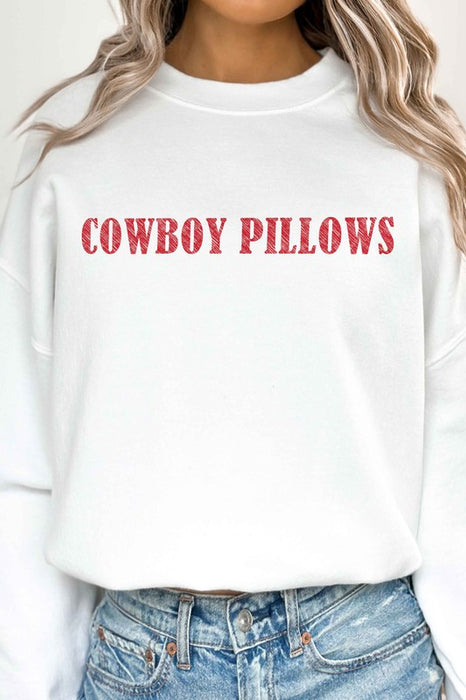 COWBOY PILLOWS OVERSIZED SWEATSHIRT