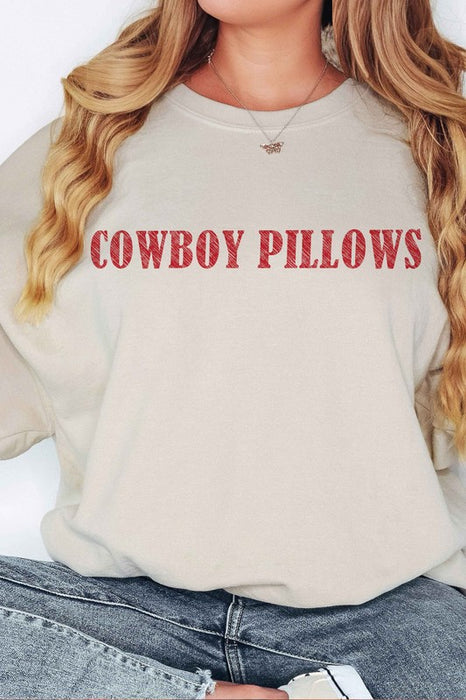 COWBOY PILLOWS OVERSIZED SWEATSHIRT