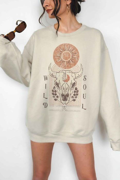 WILD SOUL OVERSIZED SWEATSHIRT