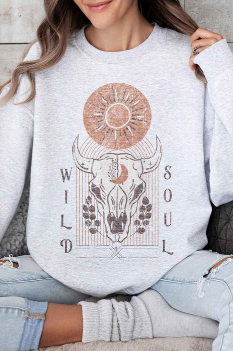 WILD SOUL OVERSIZED SWEATSHIRT