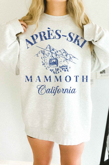 APRES SKI MAMMOTH CALIFORNIA OVERSIZED SWEATSHIRT