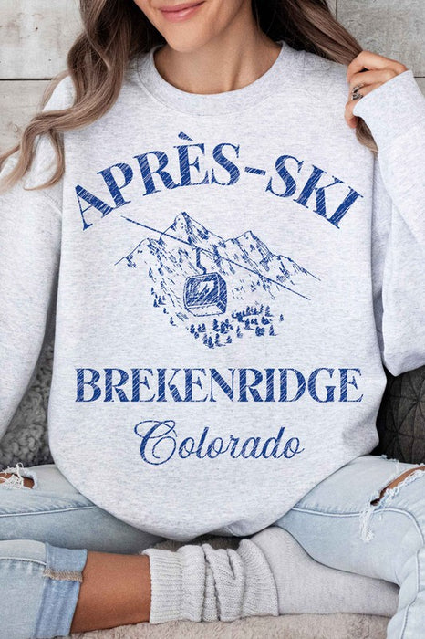 APRES SKI BRECKENRIDGE OVERSIZED SWEATSHIRT