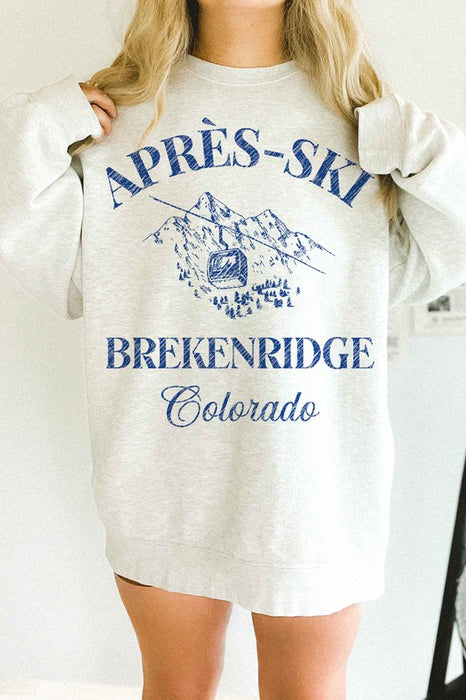 APRES SKI BRECKENRIDGE OVERSIZED SWEATSHIRT