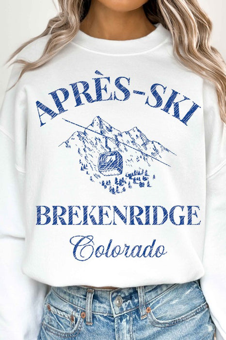 APRES SKI BRECKENRIDGE OVERSIZED SWEATSHIRT