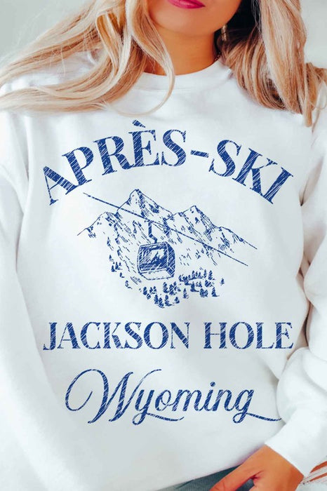 APRES SKI JACKSON HOLE OVERSIZED SWEATSHIRT