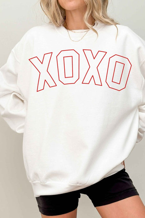 XOXO VALENTINES OVERSIZED SWEATSHIRT