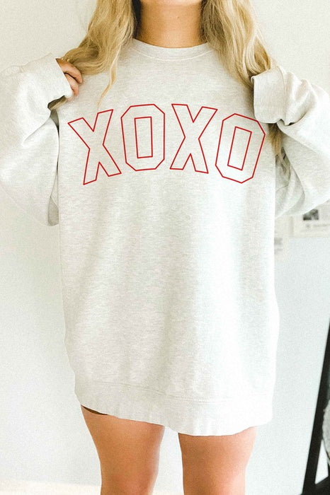 XOXO VALENTINES OVERSIZED SWEATSHIRT