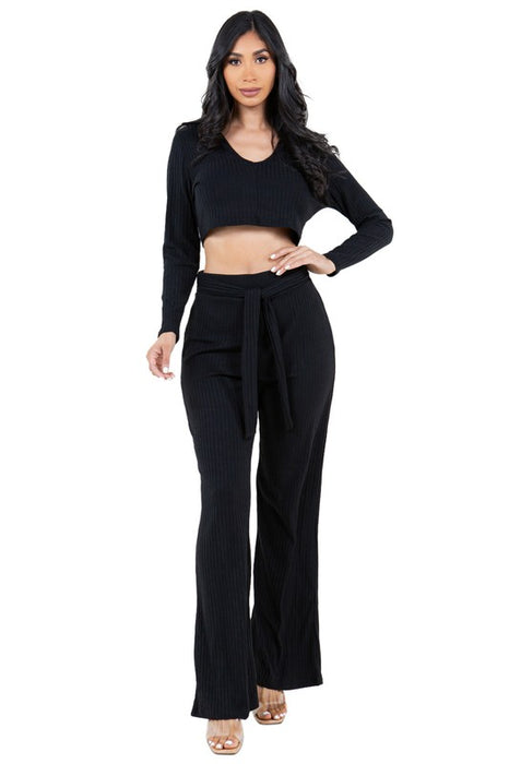 SEXY TWO PIECE PANTS SET