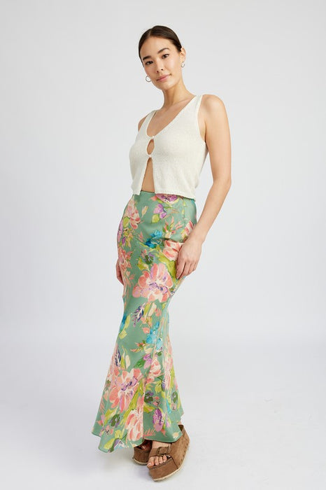 KNIT VEST WITH FRONT BUTTON