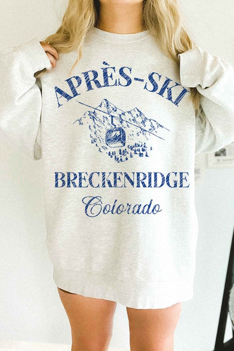 APRES SKI BRECKENRIDGE OVERSIZED SWEATSHIRT