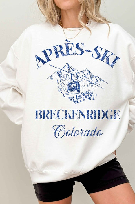 APRES SKI BRECKENRIDGE OVERSIZED SWEATSHIRT