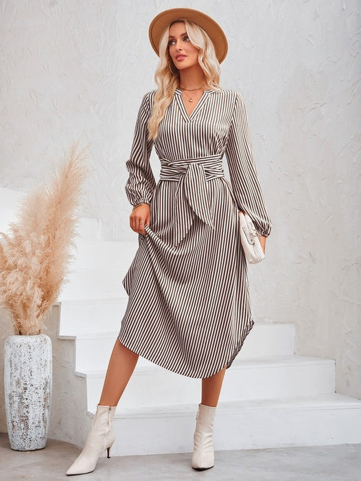 Women's Shirt Collar Length Dresses Dress