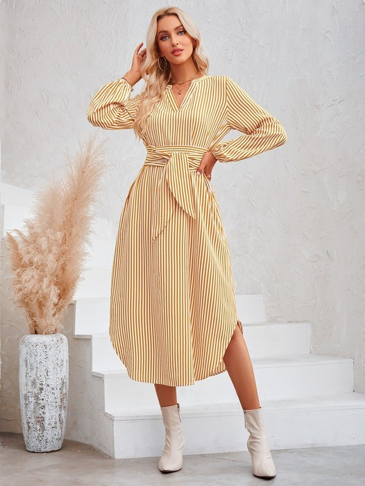 Women's Shirt Collar Length Dresses Dress