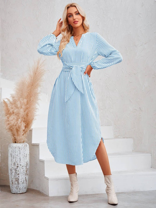 Women's Shirt Collar Length Dresses Dress