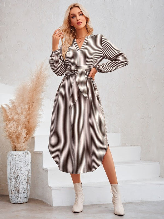 Women's Shirt Collar Length Dresses Dress