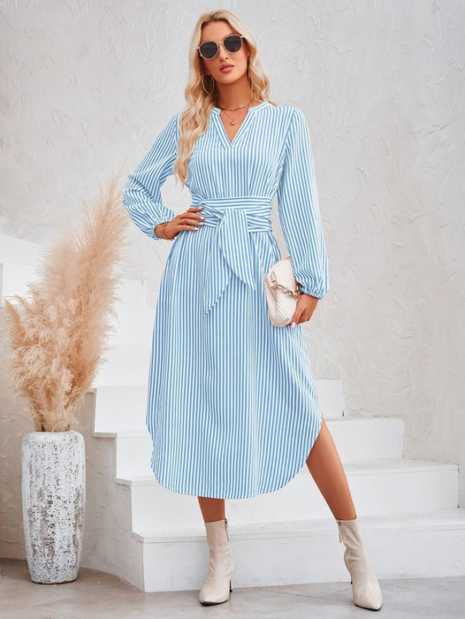 Women's Shirt Collar Length Dresses Dress