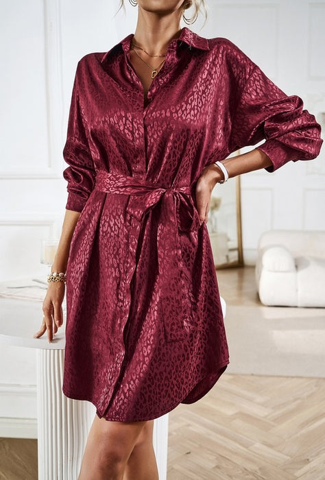 Women's Shirt Dresses Button up Dress