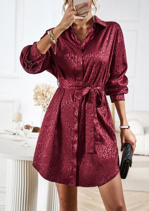 Women's Shirt Dresses Button up Dress