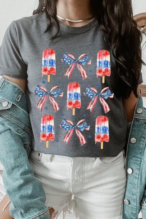 America Popsicle Graphic T Shirts