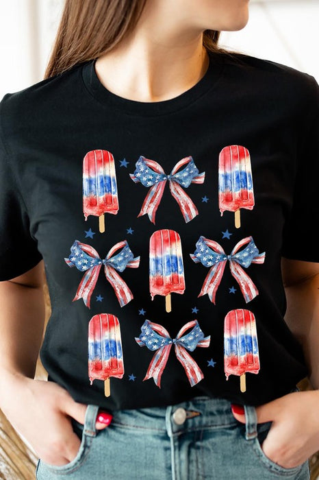 America Popsicle Graphic T Shirts