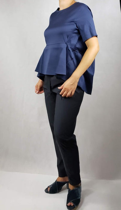 Short Sleeve Crew Neck Tops Casual loose Blouse