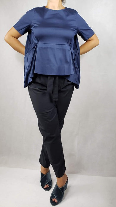 Short Sleeve Crew Neck Tops Casual loose Blouse