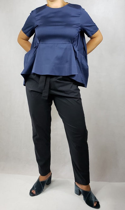 Short Sleeve Crew Neck Tops Casual loose Blouse