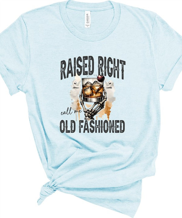 Raised Right Old Fashioned Graphic Boutique Tee
