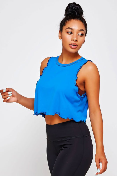 LETTUCE MERROW EDGE TANK CROP TOP