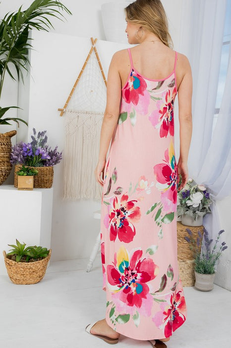 PLUS CAMISOLE MAXI SHIFT DRESS