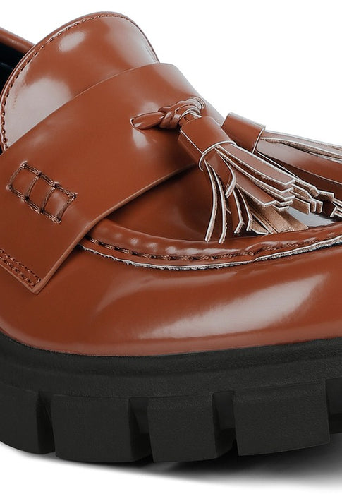 Jonah Tassels Detail Chunky Loafers