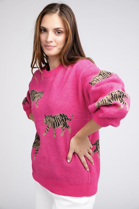 Tiger Pattern Sweater